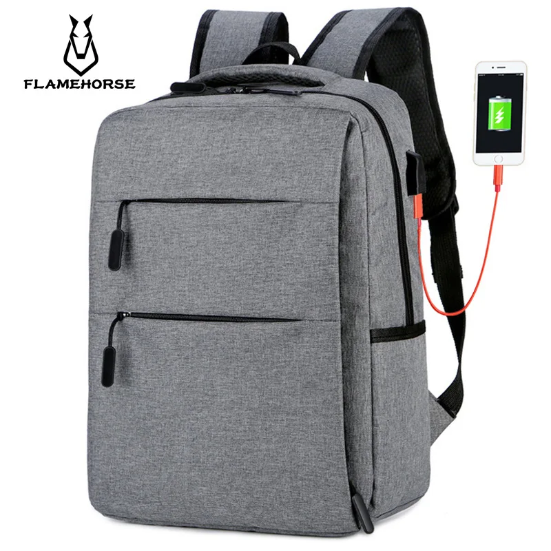 

New Style USB Computer Bag Ultra-Light 15.6-Inch Laptop Charging Backpack Large-capacity Backpack