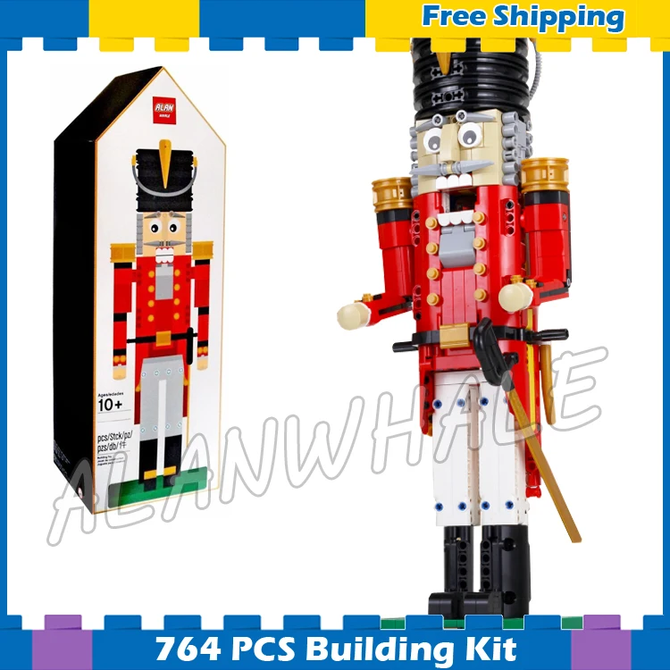 

764pcs New Winter Holiday Nutcracker SY7046 DIY Model Building Blocks Gifts Children Toys Bricks Compatible With