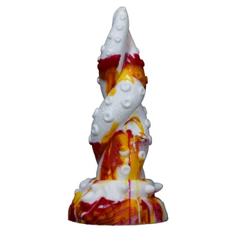 Silicone Octopus Tentacles Irregular Anal Dildo Masturbation Butt Plug Couples Flirting For Women Men Orgasm Anus Beads 4
