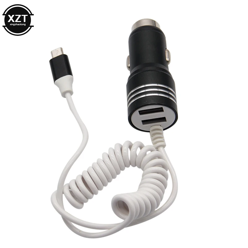 5V 2.4A двойной USB быстрая зарядка автомобильное зарядное устройство адаптер Micro
