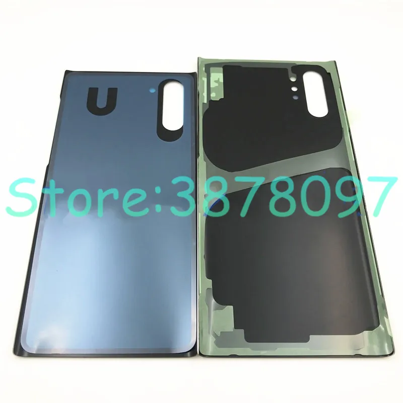 New For Samsung Galaxy Note 10 Battery Cover Door Back Housing Rear Case For Note 10 Plus Glass Battery Door+Adhesive Sticker