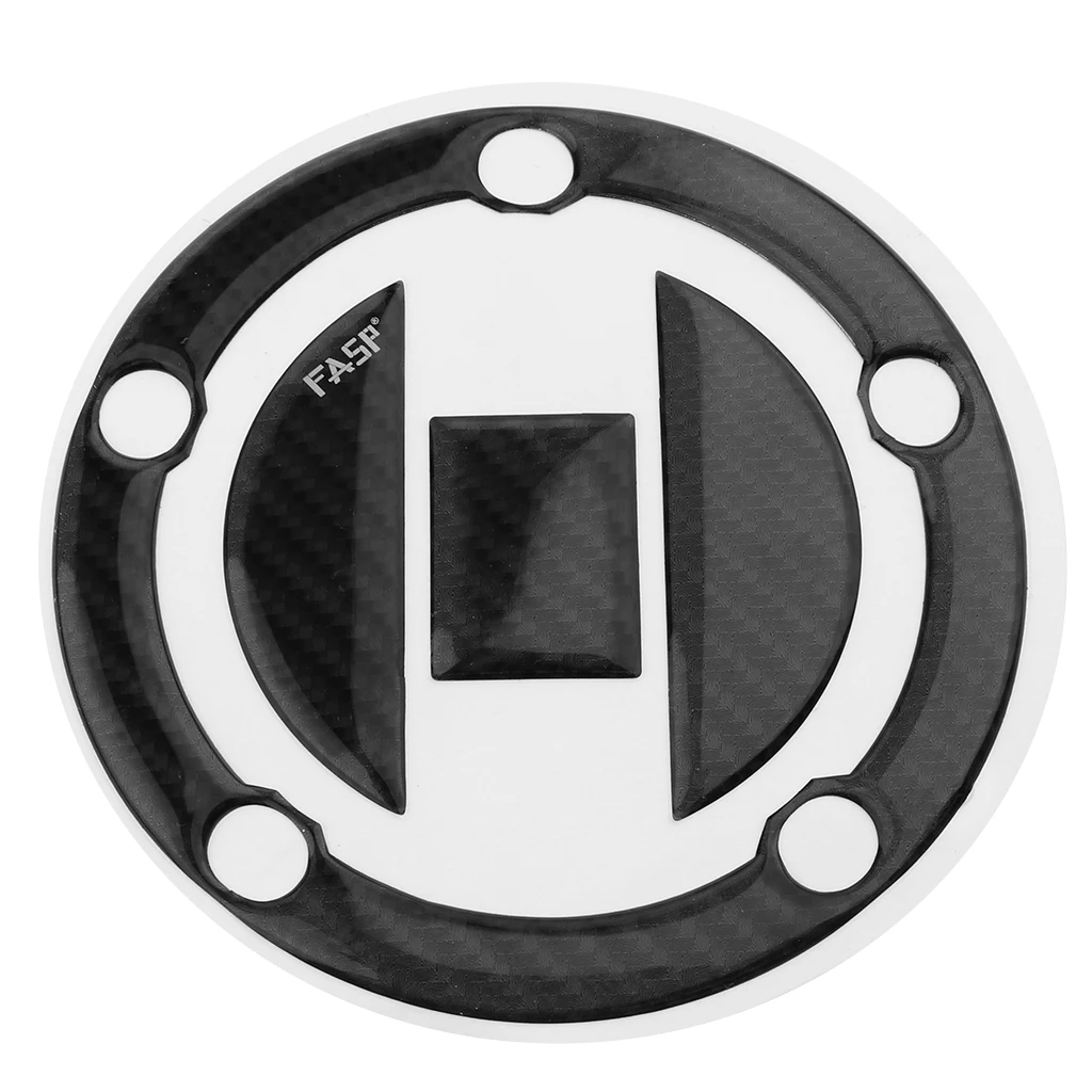 Self-Adhesive 5D Motorcycle Carbon Fiber Gas Tank Filler Cap