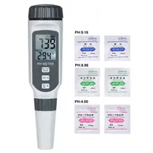 PH818 PH Tester Professional pH Water Quality Tester Portable Pen Type pH Meter Acidometer for Aquarium Acidimeter Measure
