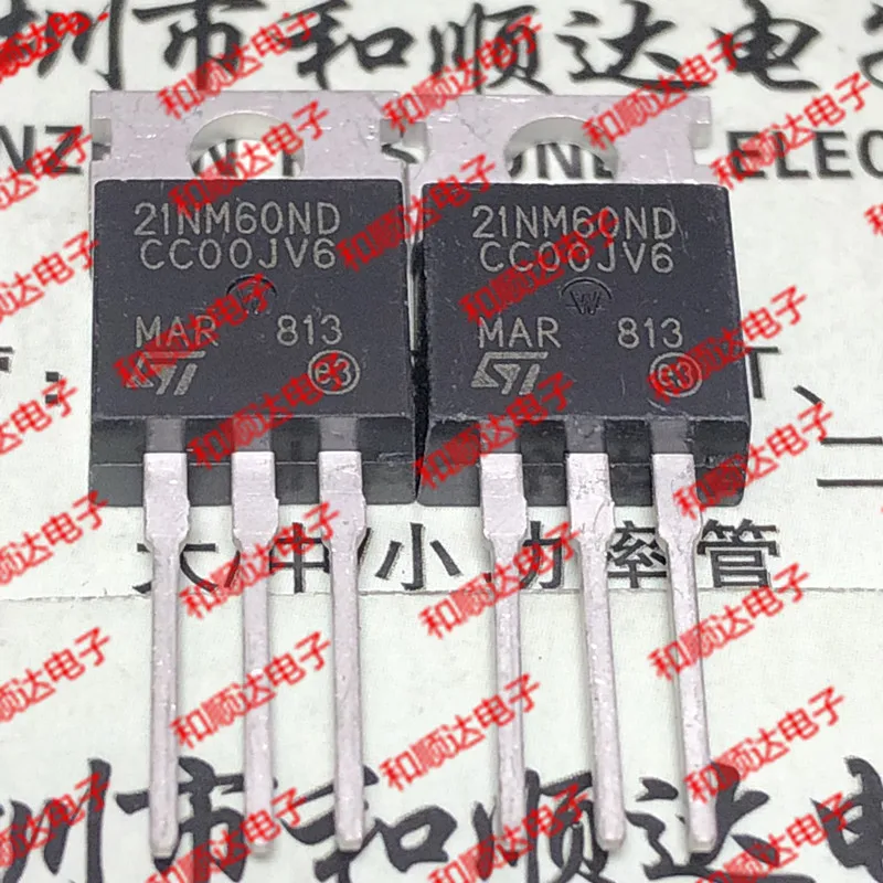 

10 шт./лот P21NM60ND STP21NM60ND, новый запас TO-220 600V 17A