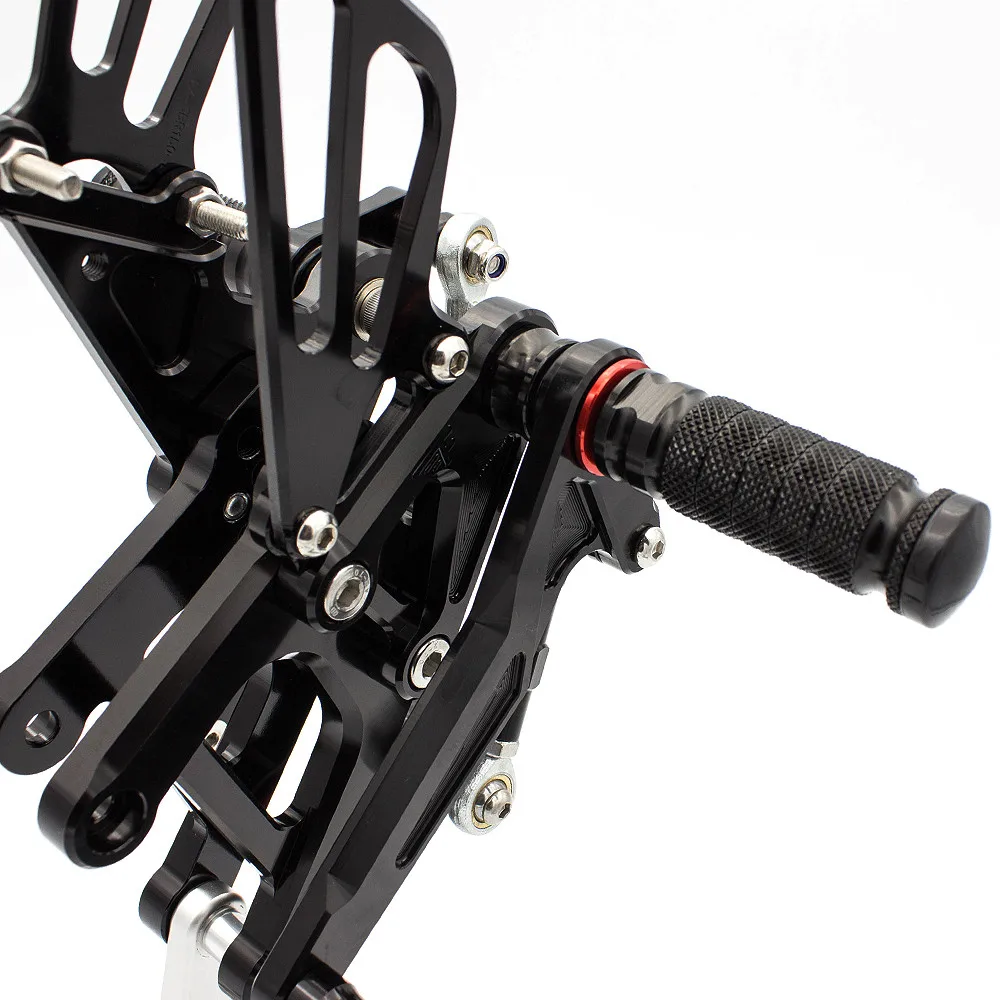 Черный ЧПУ мотоцикл Алюминиевый подножки Rearset для Honda CBR150 CBR125 CBR 125 150 2011- Подножка педаль задний комплект