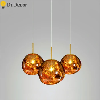 

Nordic Glass Design Lava Pendant Lights Coffee Store Hanglamp Kitchen Villa Duplex Apartment Loft Lighting Home Art Hanging Lamp