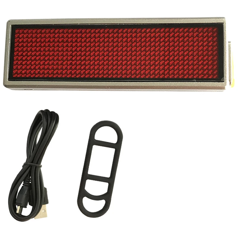Quality Bicycle Taillights Usb Charging Led Electronic Display Advertising Screen Lights Night Rid | Спорт и развлечения