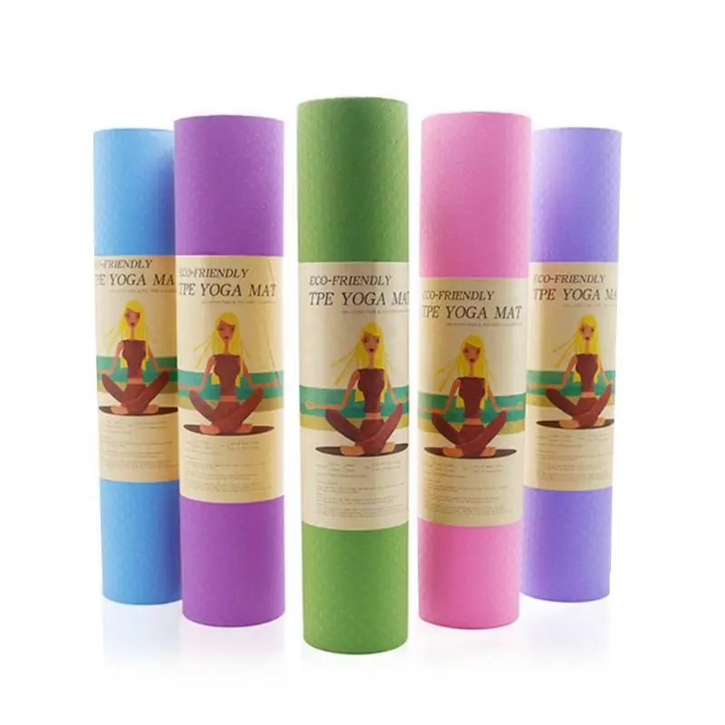 1830*61*6mm TPE Tasteless Non-slip Yoga Mats Sports Fitness Body Building Pilates Pads For Beginner  Fitness Gymnastics Mats