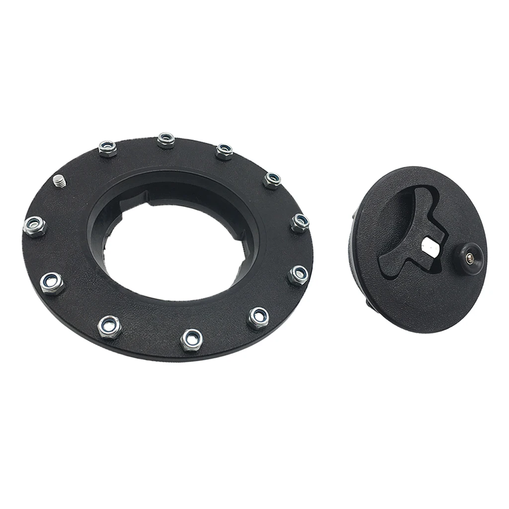 Fuel Cell Gas Tank Filler Cap Twist Cap Cover WITH Filler Plate + Fittings