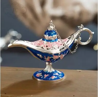 Statua Decorazione Prese Di Fabbrica Miao Argento Lavoro Manuale Tibet Argento Assoluto Essere Lampada Teiera Leggera