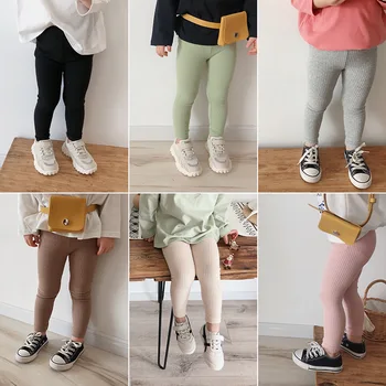 

2020 Korea style baby girls leggings spring fashion kids girls leggings 1-6 years