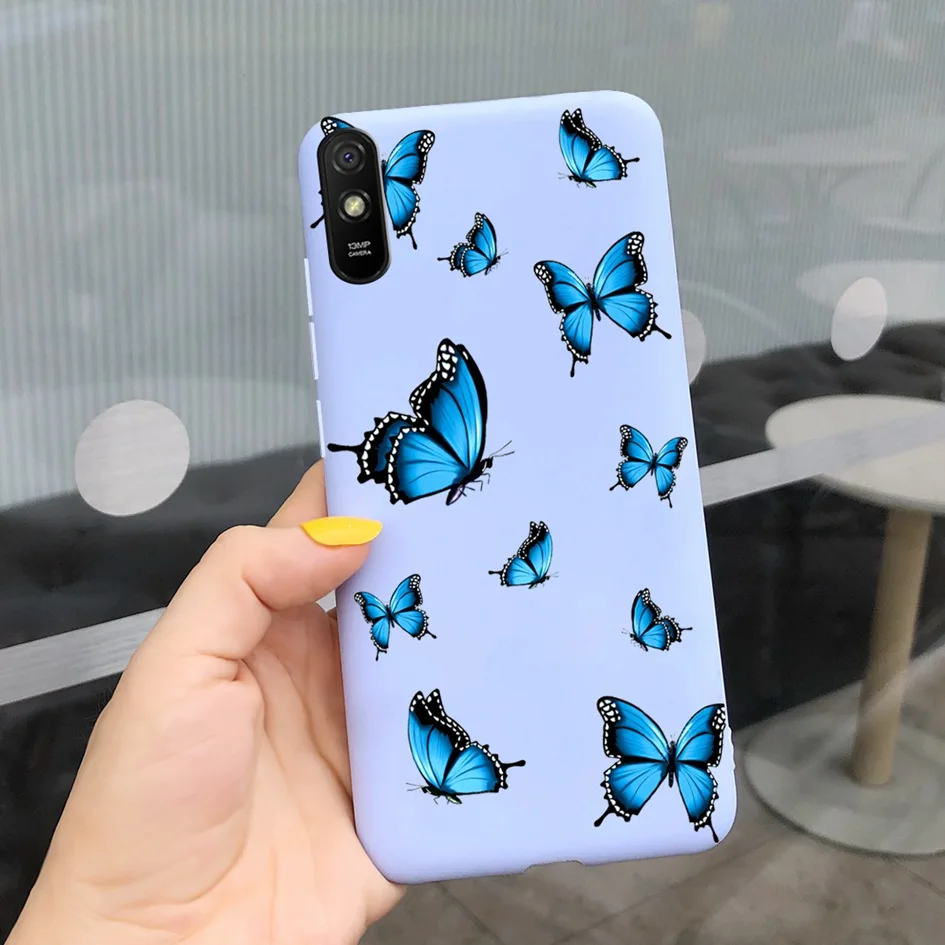 Dành Cho Xiaomi Redmi Note 9 7 8 Pro 6 5 Plus 5A 6A Ốp Lưng TPU Mềm Hoa Họa Tiết Hoạt Hình Dễ Thương Bao trên Redmi Note8 8A Note 6 7A 9A 9 Pro Ốp Lưng xiaomi leather case cosmos blue Cases For Xiaomi