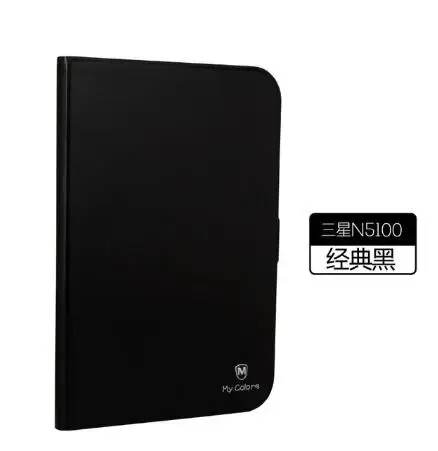 Магнитная Крышка TPU+ PU кожа флип подставка для смартфона с держателем для карт для samsung Galaxy Note 8,0 N5100 N5110 8,0 дюймов чехол для планшета Funda+ ручка - Цвет: black