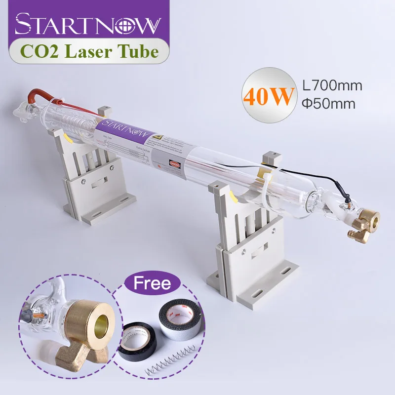 Startnow 40W Laser Tube CO2 Laser Glass Lamp For Laser Power Supply Engraver Machine Parts Pipe Carving Cut Marking Equipment