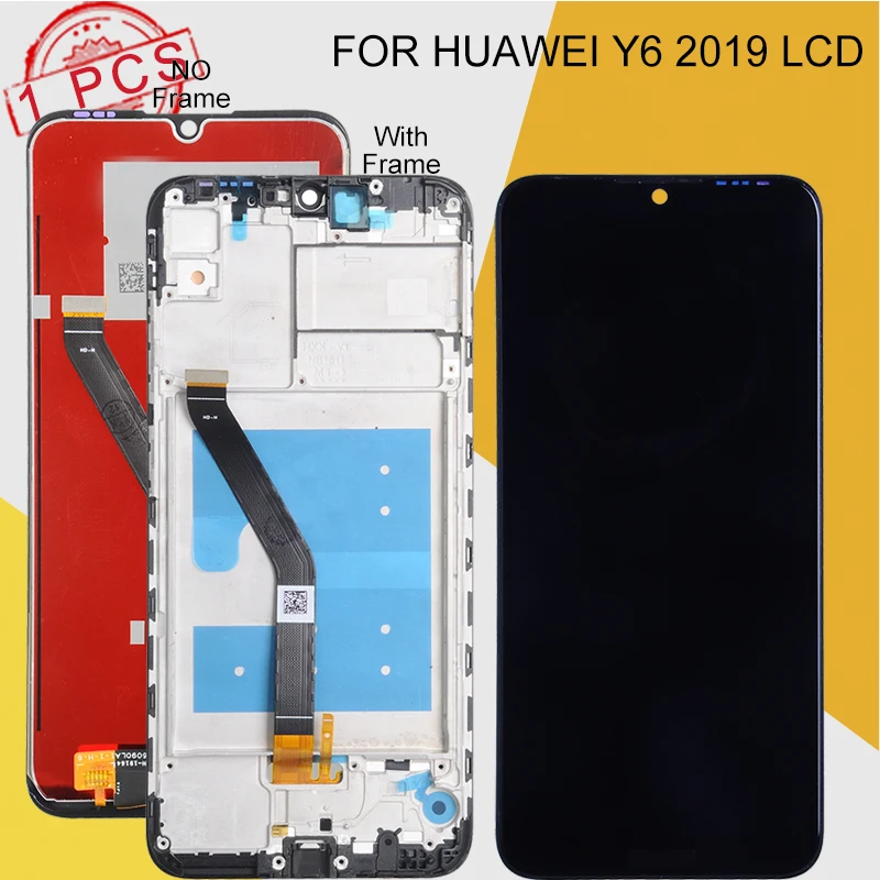 ЖК дисплей с сенсорным экраном и рамкой Dinamico для Huawei Y6 Prime 2019|Экраны мобильных