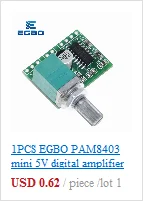 1~10PCS EGBO PAM8302A CJMCU-832 PAM8302 2,5W Einkanal-Verstärkerplatine Klasse D Modul Entwicklungsplatine Audio-Leistungsverstärker – Detail 22
