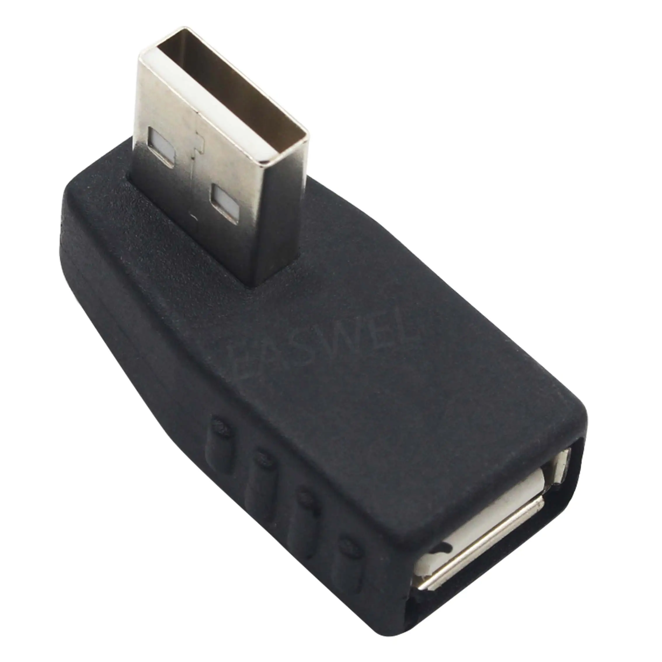 50 шт USB 2,0 левая сторона мужчины к женскому 90 градусов адаптер с прямым углом