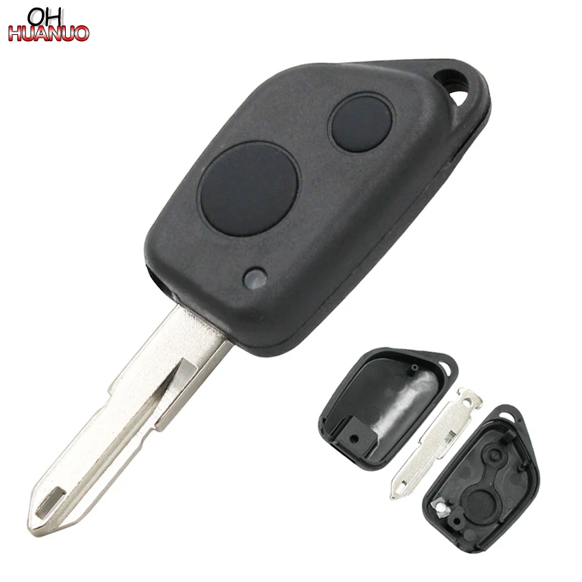 FOR PEUGEOT 106 205 206 306 405 406 2 BUTTON REMOTE KEY FOB CASE UNCUT BLADE | Автомобили и мотоциклы