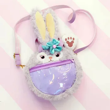 

Cartoon Duffy Bear Friends Stellalou Rabbit ShellieMay Gelatoni Plush Handbag Women Shoulder Bag Crossbody Bag for Girls Gifts