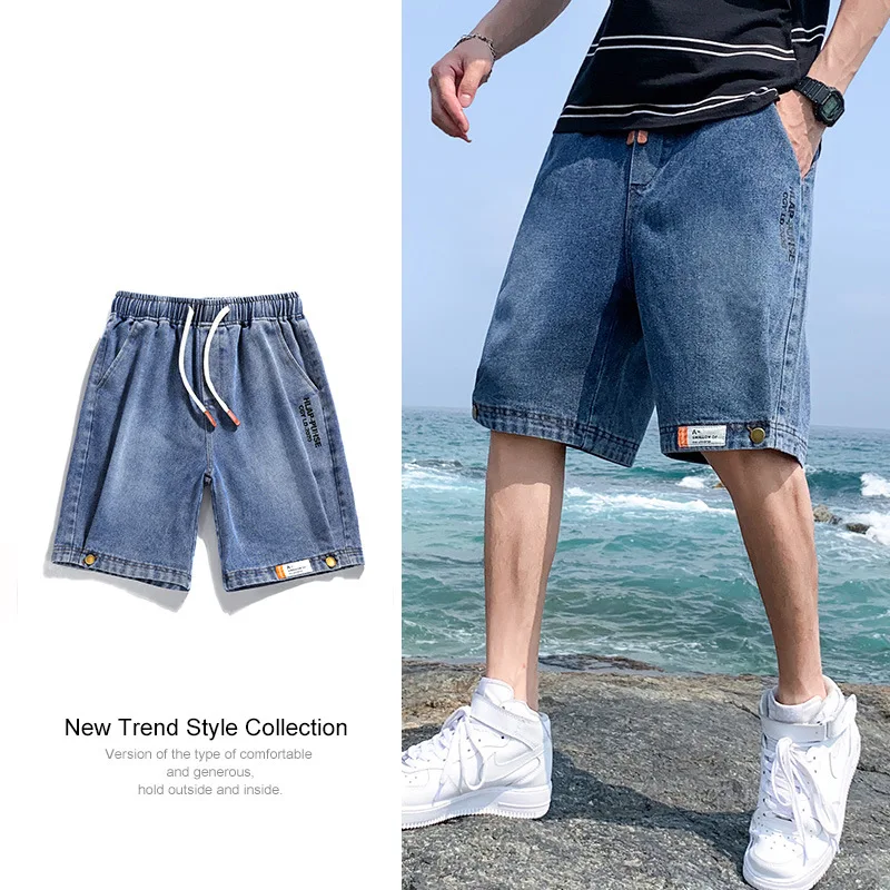 2022 New Summer Men Shorts Men Jeans Shorts Plus Size Fashion 