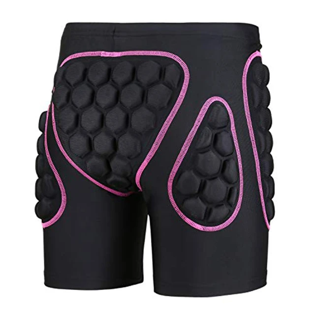 US $14.57 New Skating Padded Pants Ski Protective Hip Pad Padded Shorts Protective Knee Pads Skiing Skating S