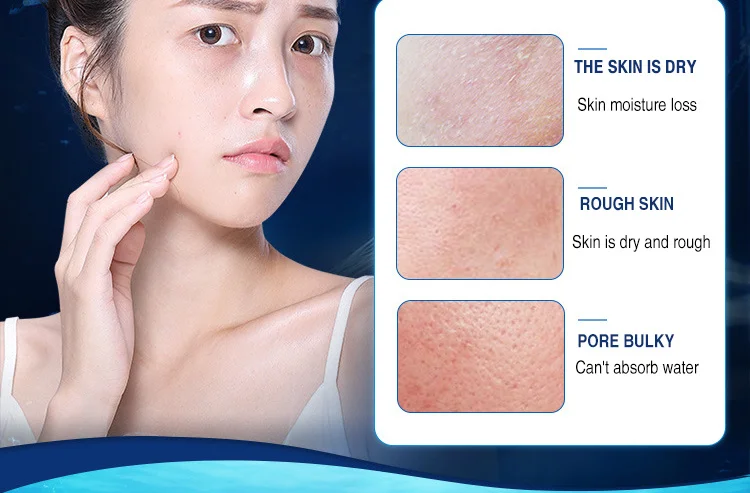clareamento da pele iluminar ácido hialurônico mascarilla encolher poros hidratante