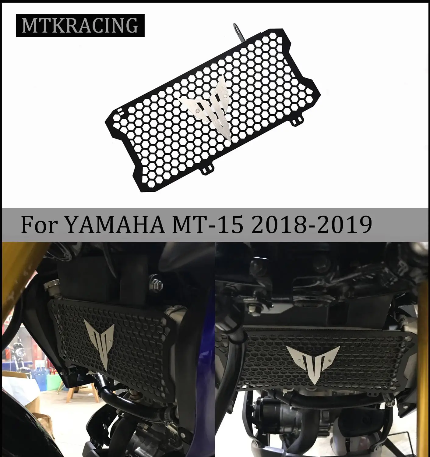 MTKRACING для YAMAHA MT 15 MT15 Защитная крышка радиатора 2018 2019|Накладки и декоративные