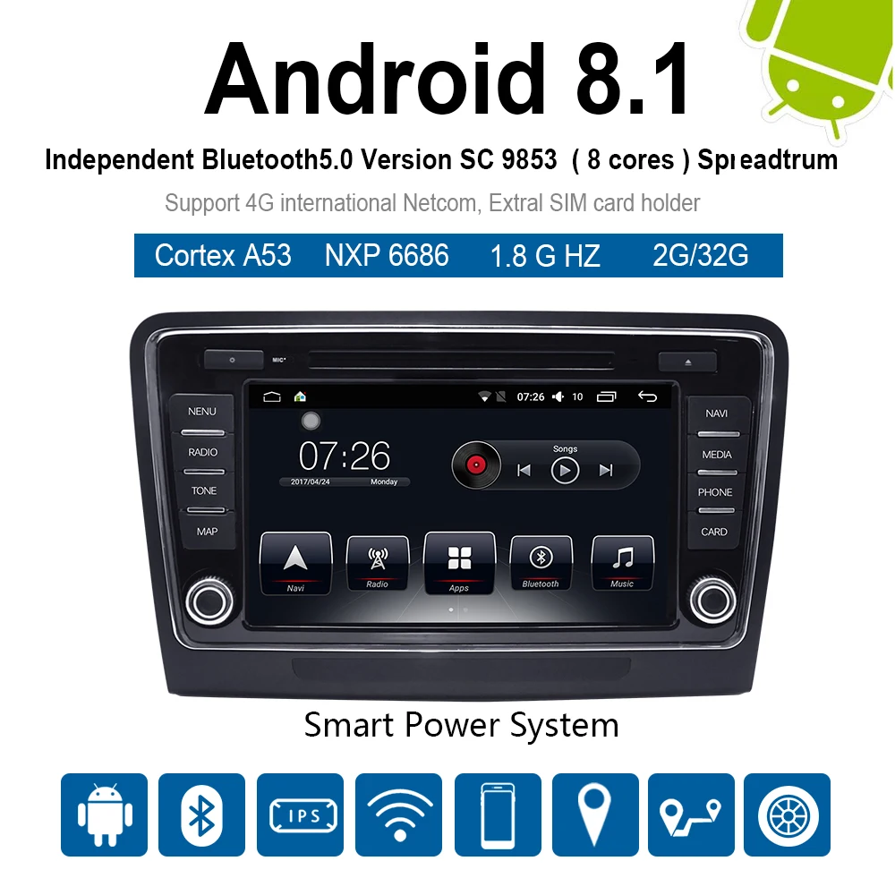 Flash Deal Car Multimedia player 2 Din Android 8.1 Car DVD For VW/Volkswagen Skoda superb 2009-2014 8" 4G/32G/64G Car Radio GPS 0 Flash Deal Car Multimedia player 2 Din Android 8.1 Car DVD For VW/Volkswagen Skoda superb 2009-2014 8" 4G/32G/64G Car Radio GPS 0