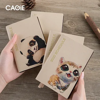 

Agenda 2020 Planner Organizer A7 Diary Weekly Notebooks and Journals Kawaii Cute Cat Note Book Korean Monthly Travel Handbook