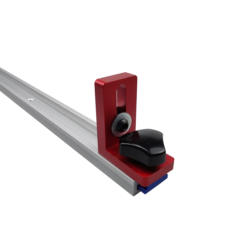 Woodworking T Slot Miter Track Stop Locator Sliding Brackets Woodworking Rail Retainer Chute Backing Connector for 30 T-track