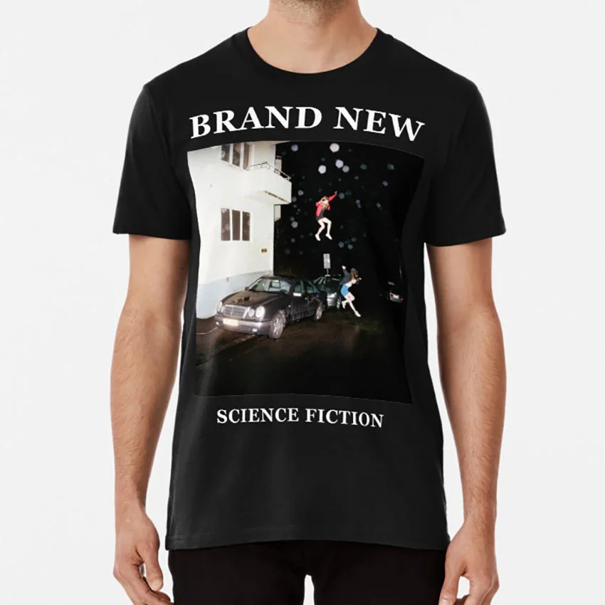 Brand New - Science Fiction T shirt brand new band science fiction rock emo post indie paramore jimmy eat world blink 182 | Мужская