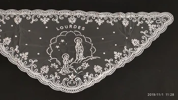 

White Catholic Veil Lourdes Catholic Veil Wholesale