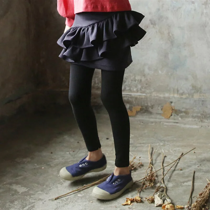 Осенняя одежда для девочек; Разноцветные хлопковые узкие брюки-кюлоты; леггинсы в стиле принцессы для больших мальчиков; специальное предложение