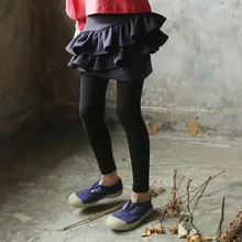 Осенняя одежда для девочек; Разноцветные хлопковые узкие брюки-кюлоты; леггинсы в стиле принцессы для больших мальчиков; специальное предложение