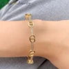 5PCS, Punk Crystal Zircon Bangles For Women Boho Gold Color Charm Bracelets Bangles Fashion Jewelry Adjustable 2