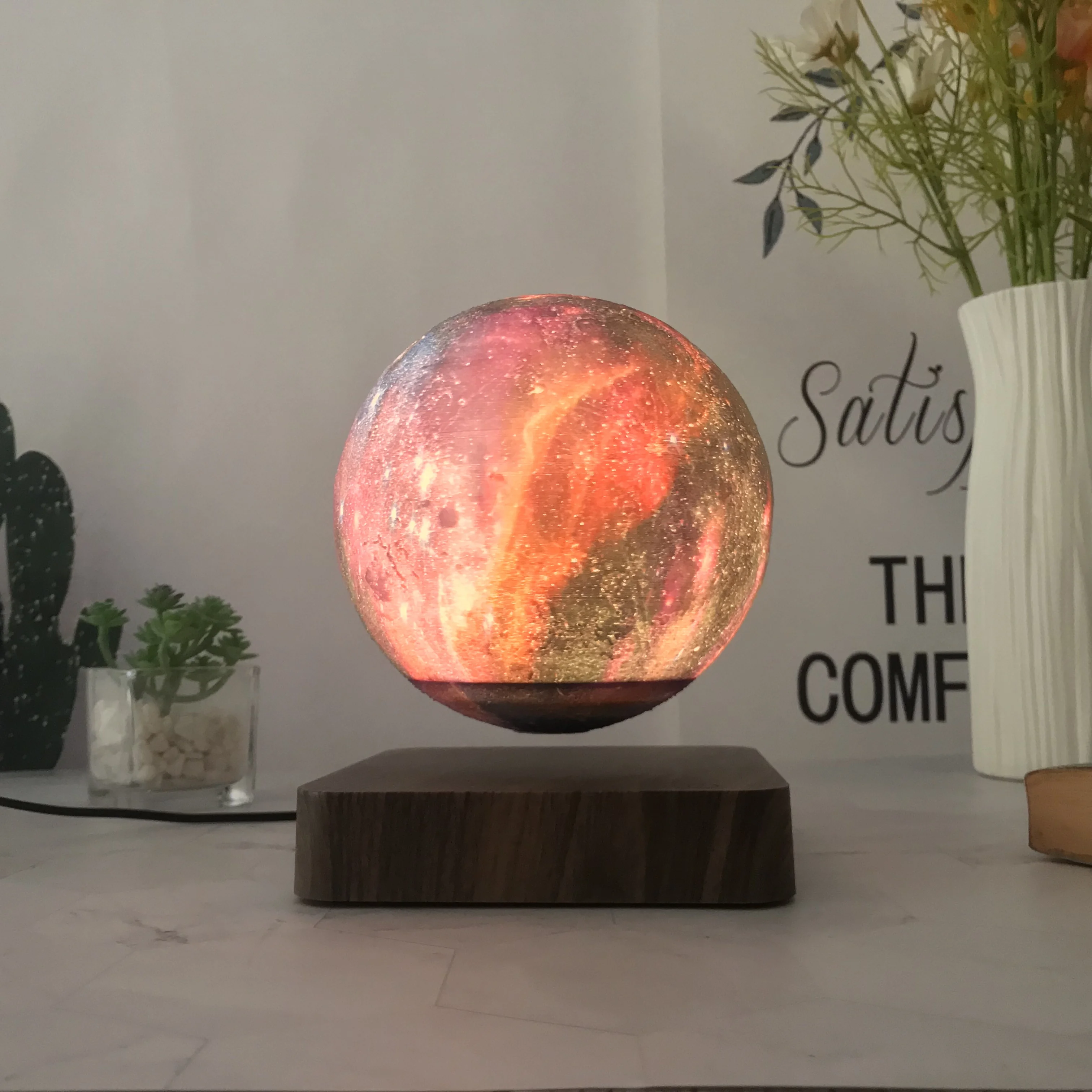 Original Moon Lamp 8in, 2 Colors 3D