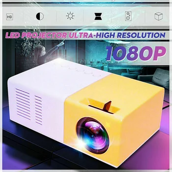 

Household Projector 1200 lumens Mini LED Projector 320x240 Resolution Laptop PC Computer Video Projector for Office Meeting