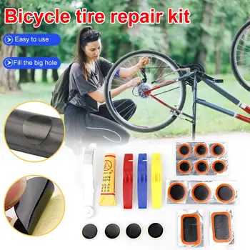 

High Quality Bicycle Tire Repair Tool Set Portable Tire Repair Tools for Mountain Bikes Universal Tire Puncture Repair Kit Tools