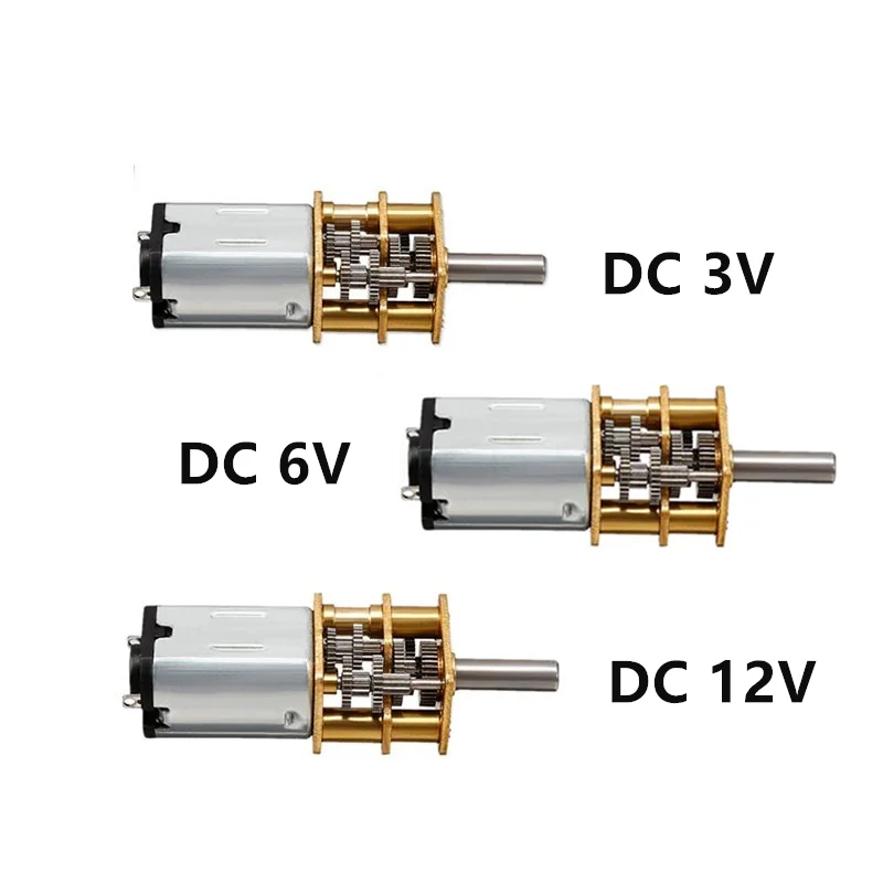 H5c4fbe5eb20a452a95097abe6cc271d1X DC 3V/6V/12V N20 Mini mikro Metal motoreduktor z motoreduktorem prądu stałego 15/30/50/60/100/200/300/500/1000RPM