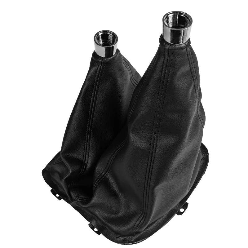4WDLeatherGearShiftKnobLeverShifterDustCoverGearGaiterBoot