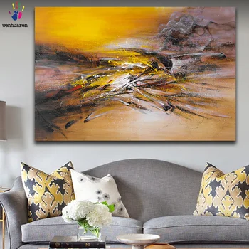 

DIY colorings pictures by numbers with colors abstract Zao Wou-Ki Abstract art picture drawing painting by numbers framed Home