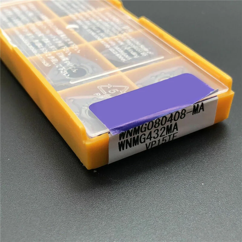 10* вставки WNMG080408-MA VP15TF твердосплавные поворотные детали инструмента Высокое качество