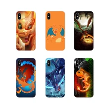 Силиконовый чехол для Apple iPhone X XR XS 11Pro MAX 4S 5S 5C SE 6S 7 8 Plus ipod touch 5 6 Coon Pokemons Charizard Charmander