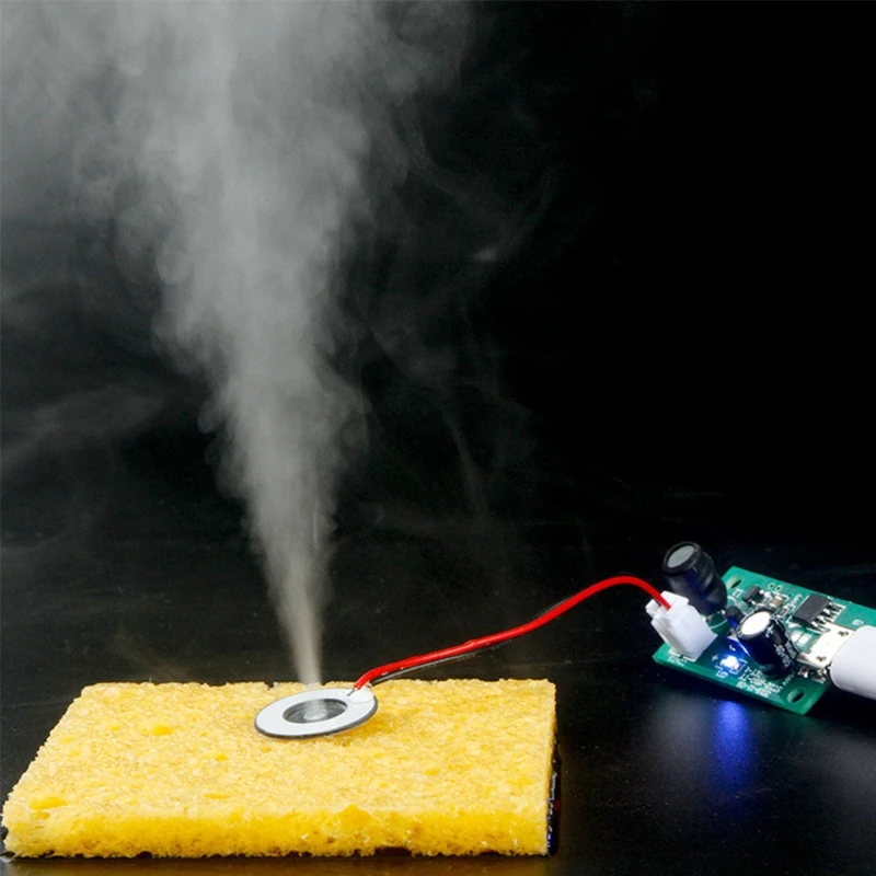Mini Air Humidifier Mist Maker USB Atomizer Atomization Piece DIY Accessories and PCB Drive Circuit Board Module ultrasonic atomizer accessories
