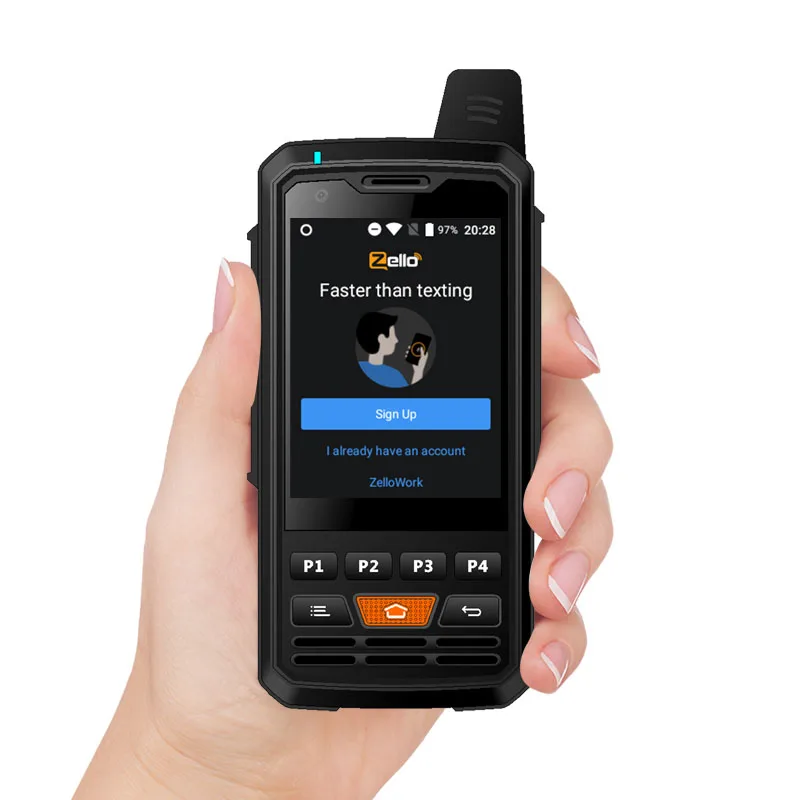 UNIWA Alps F50 2G/3g/4G Zello рация Android смартфон четырехъядерный мобильный телефон MTK6735 1 Гб+ 8 Гб rom усилитель сигнала