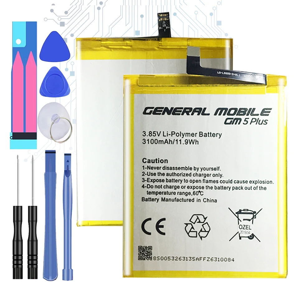 Аккумулятор для GENERAL GM 5 GM5 PLUS 3100 мАч с трековым кодом | Мобильные телефоны и