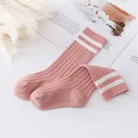 1-9 Years Kids Boys Toddlers Girls Socks Knee High Long Soft Cotton Baby Socks Stripped Children Socks School Clothes 5