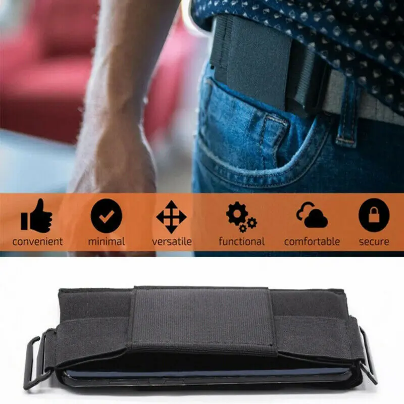 

New Fashion Unisex Minimalist Invisible Wallet Unisex Waist Bag Mini Pouch Safe for Key Card Phone