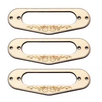 

3 Pcs Maple Single Coil S Style Neck Pickup Ring for ST Fender Guitar