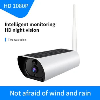 

IP Camera Solar 4g Sim Card 1080P HD for Outdoor Indoor Security Solar Panel Waterproof IP66 PIR Night-vision Farm Yard Security